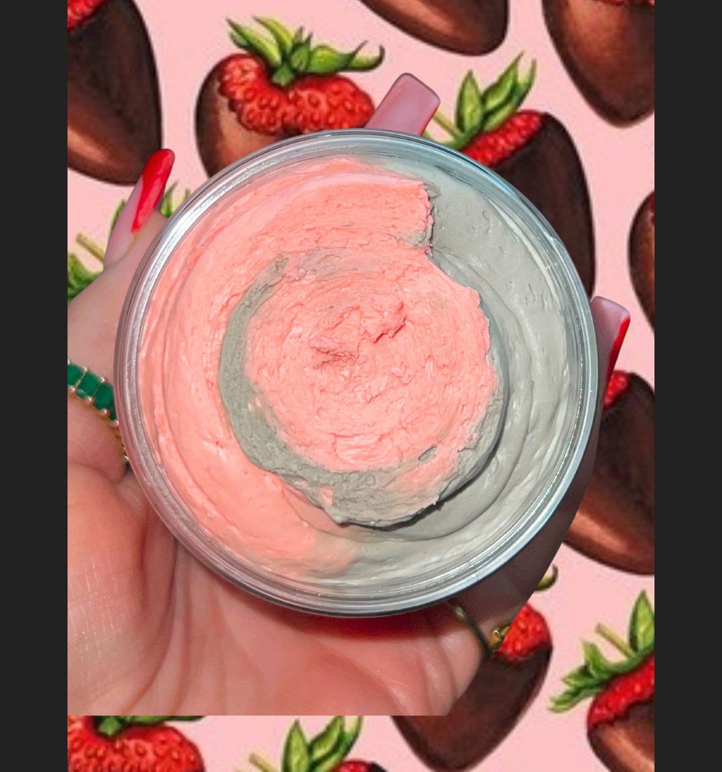 Chocolate Covered Strawberries Luxurious Whipped Body Butter