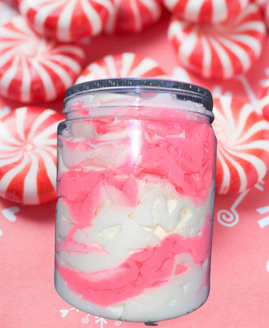 Peppermint Twisted Candy Luxurious Whipped Body Butter