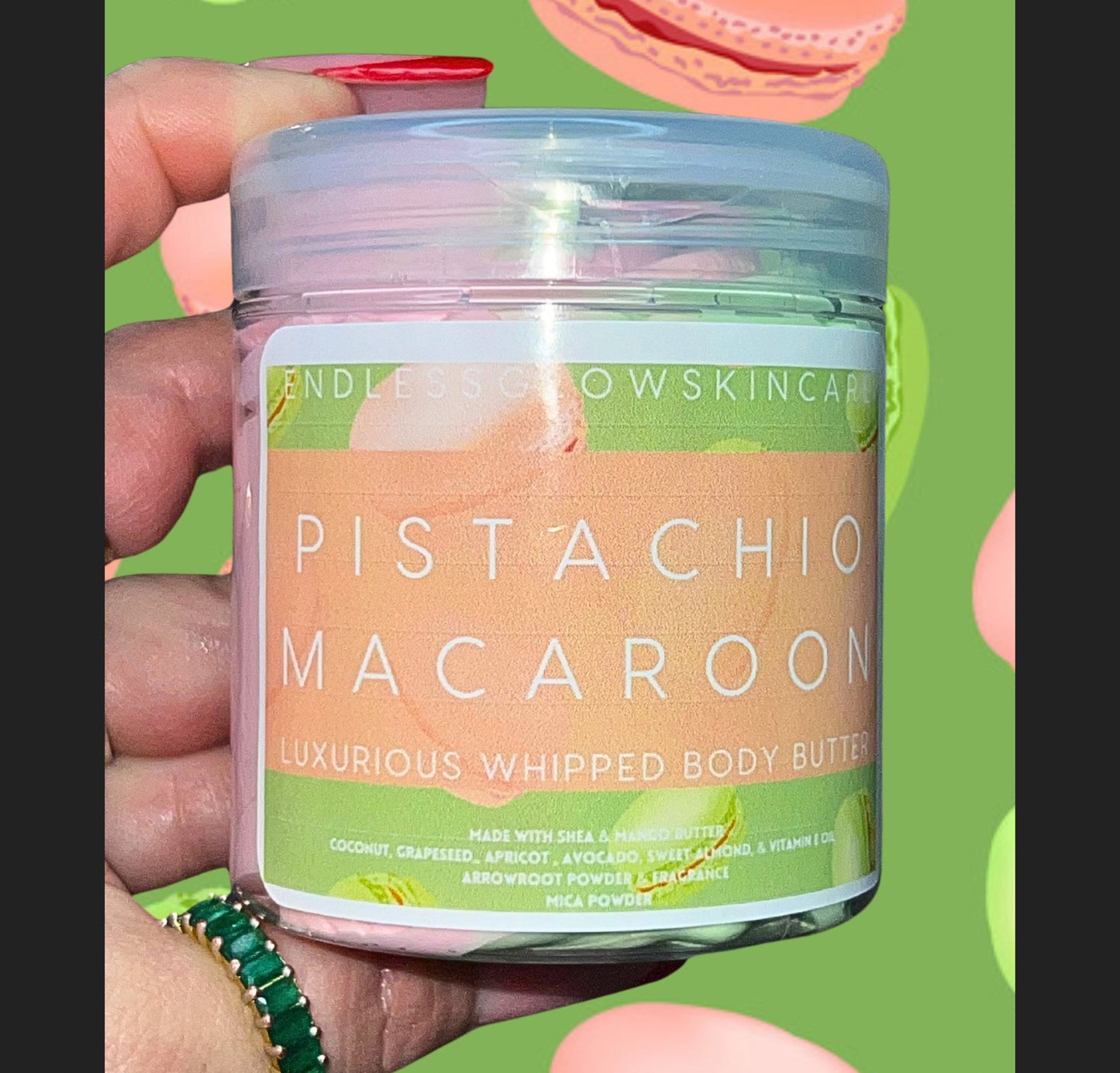 Pistachio Macaroon Luxurious Whipped Body Butter