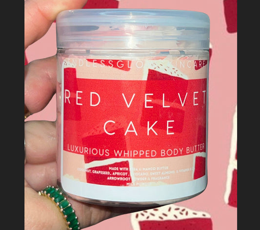 Red  Velvet Cake Luxurious Whipped Body Butter