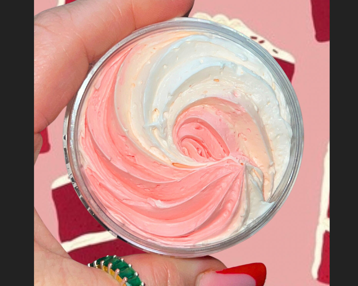 Red  Velvet Cake Luxurious Whipped Body Butter